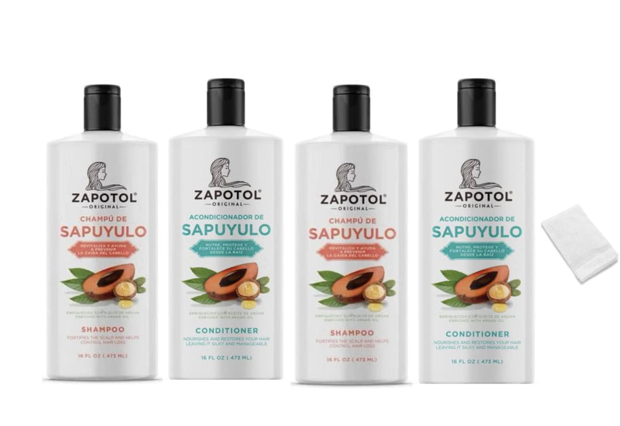 Acondicionador de Sapuyulo 16 fl oz. Zapotol - Fortalecedor para un Cabello Fuerte e Hidratado.