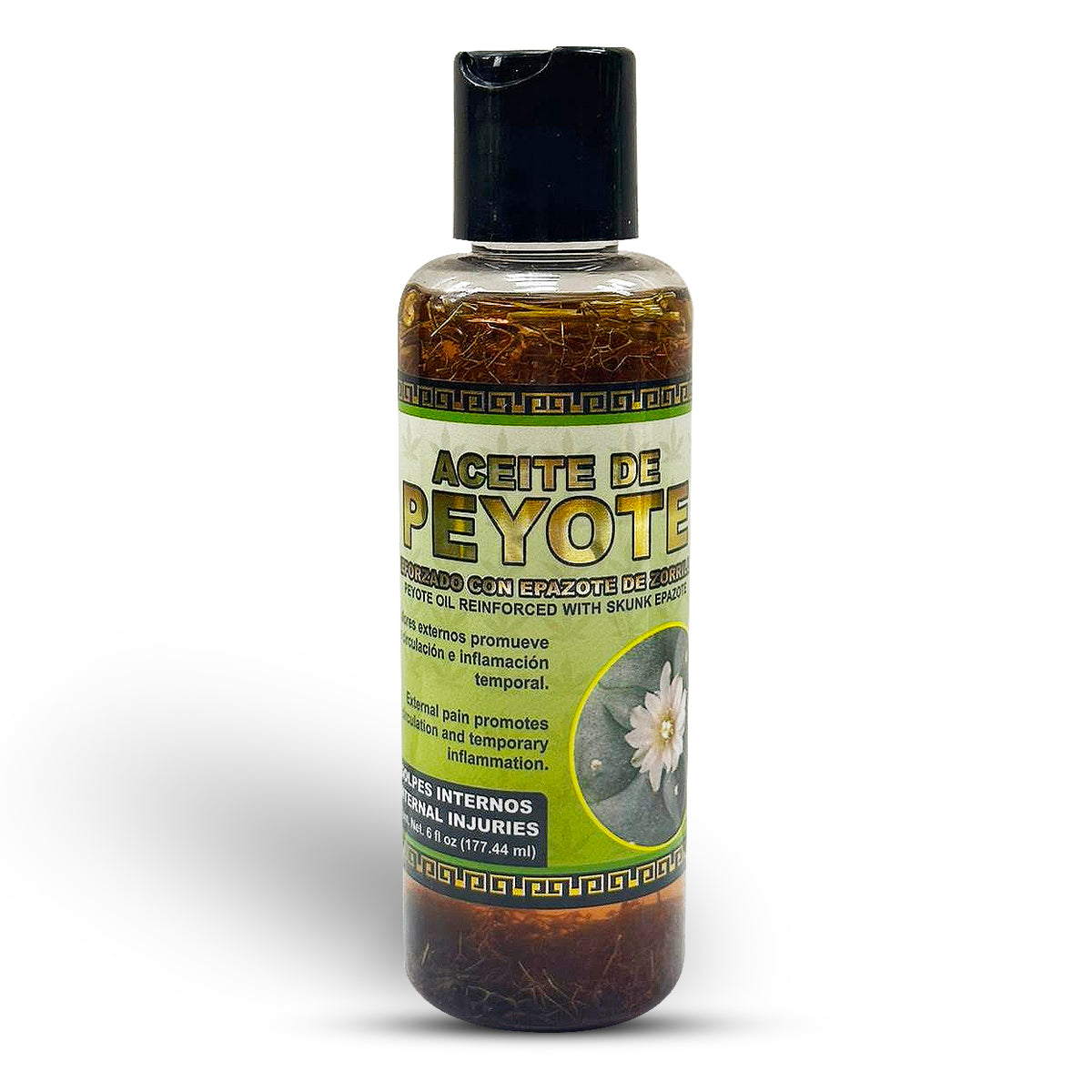 Peyo Oil 6 fl oz (177.44ml) Aceite de Peyo Reforzado con Epazote de Zorrillo