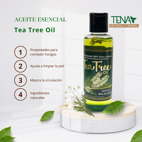 Tea Tree Oil 6 fl oz (177.44ml) Aceite de Arbol Melaleuca Massage Bath