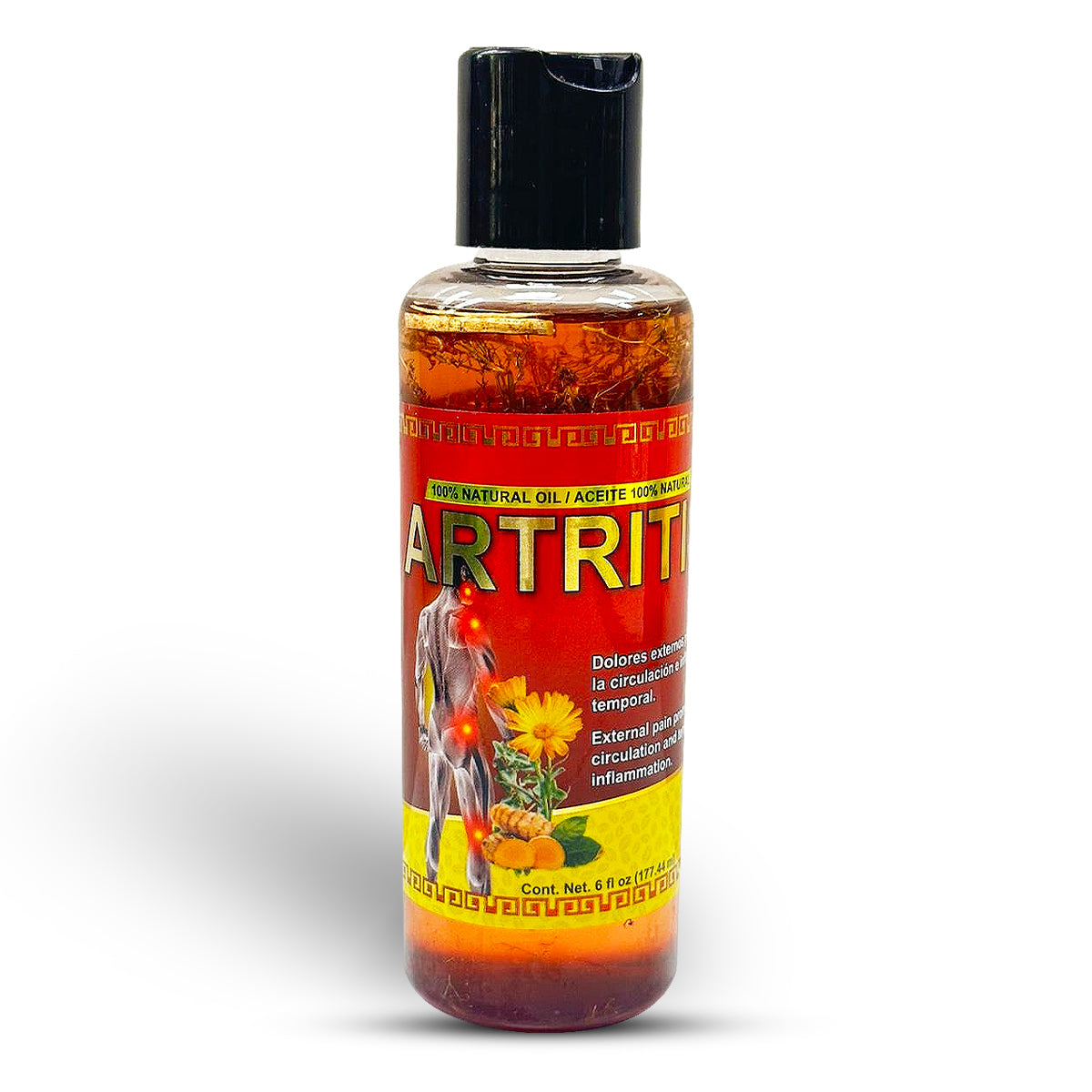 Aceite Artritis - Arthritis Oil 6 fl oz (177.44ml) Aceite Artritis Curcuma y Arnica para Dolor