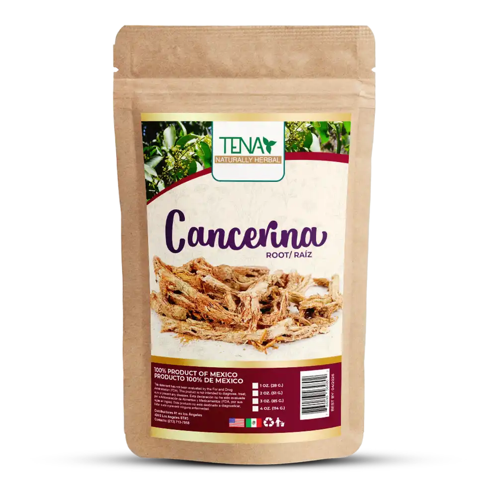 Cancerina planta natural 100 % - Té, infusión natural de Cancerina, bolsa de 4 onzas