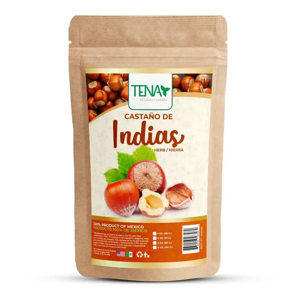 Castaño de Indias 4 onzas - Hierba natural para la circulación Tena Naturally