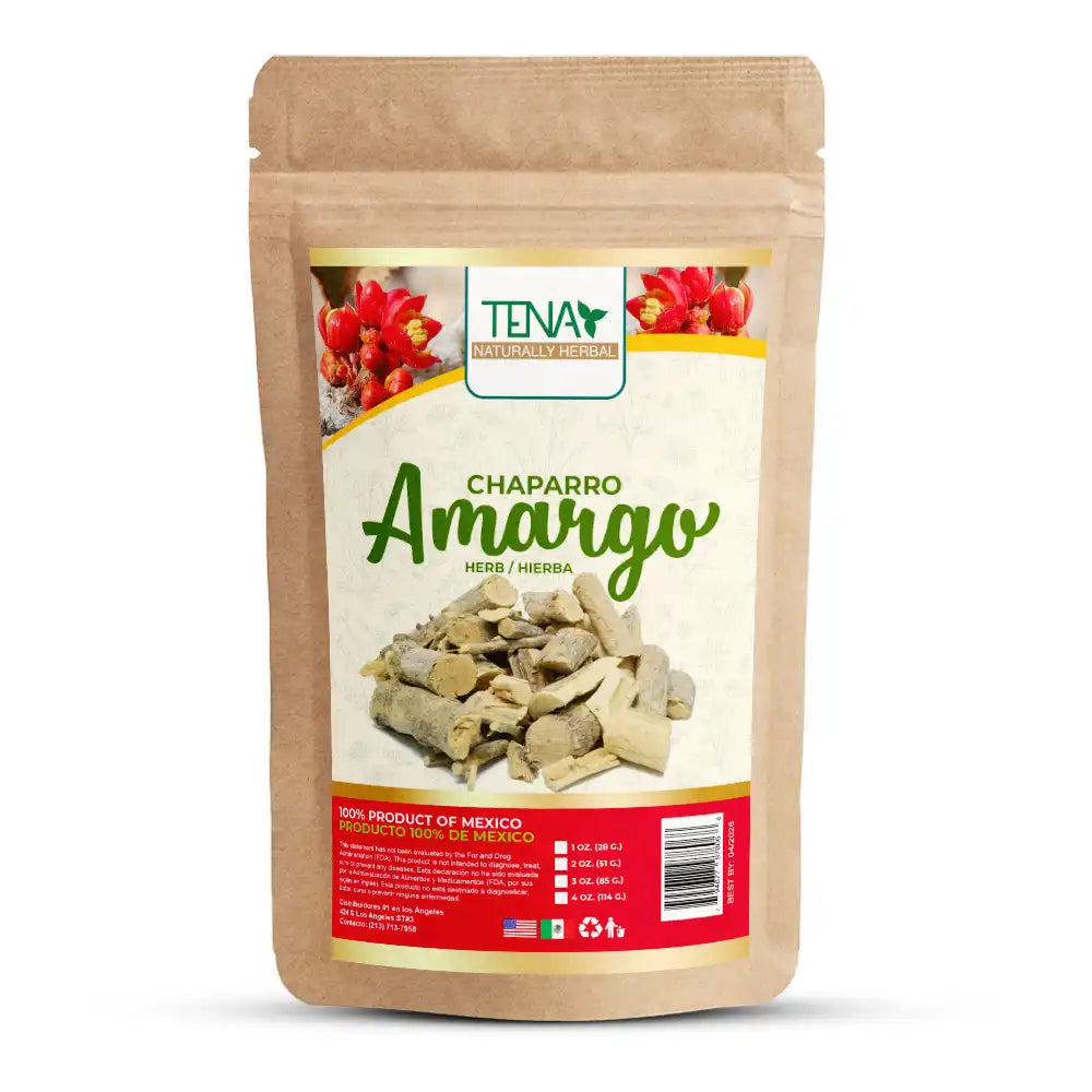 Chaparro Amargo bolsa 4 onzas - Tena Naturally Herbal hierba seca para infusión