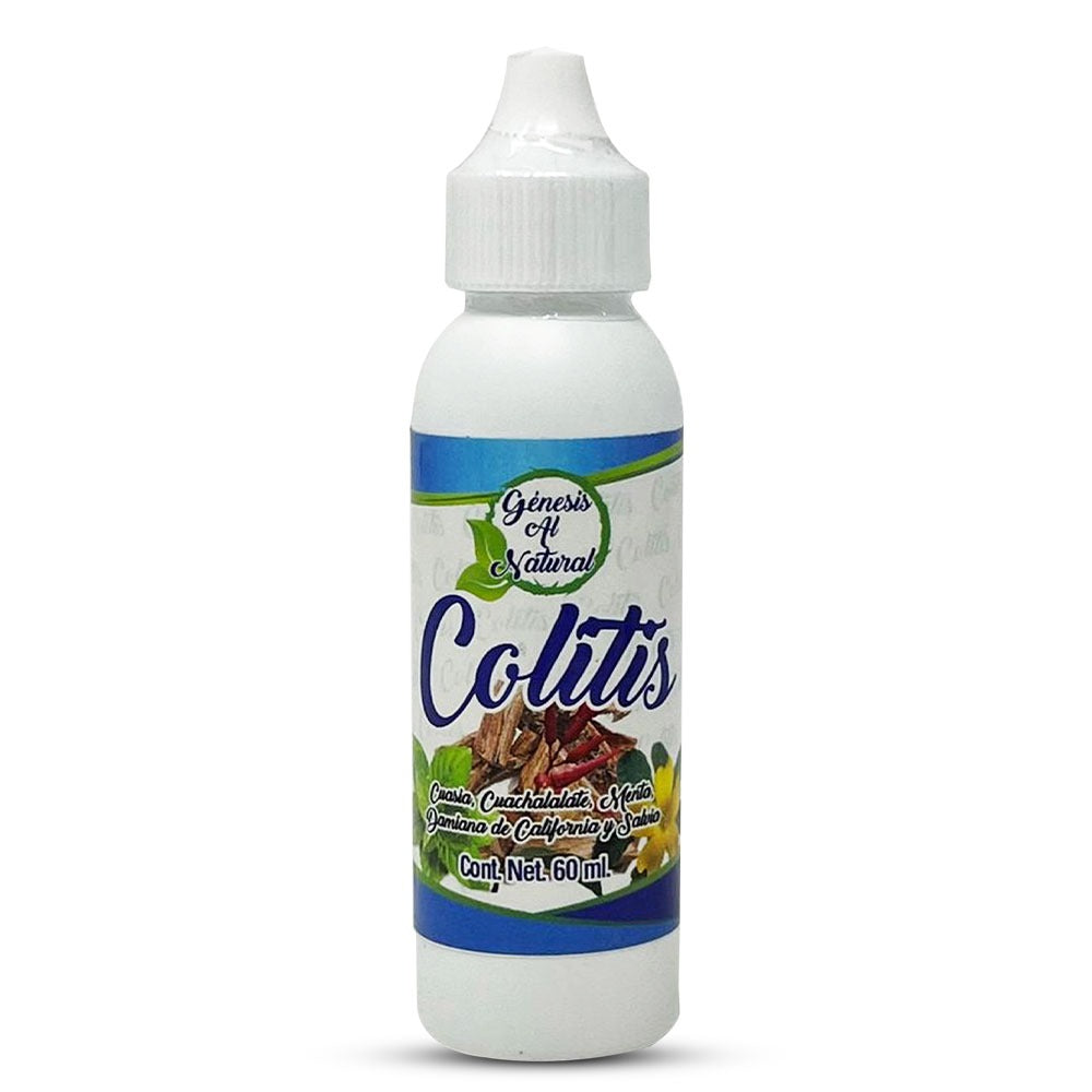 Extracto natural de hierbas COLITIS 100 % orgánico, hierbas naturales Colitis 60 ml