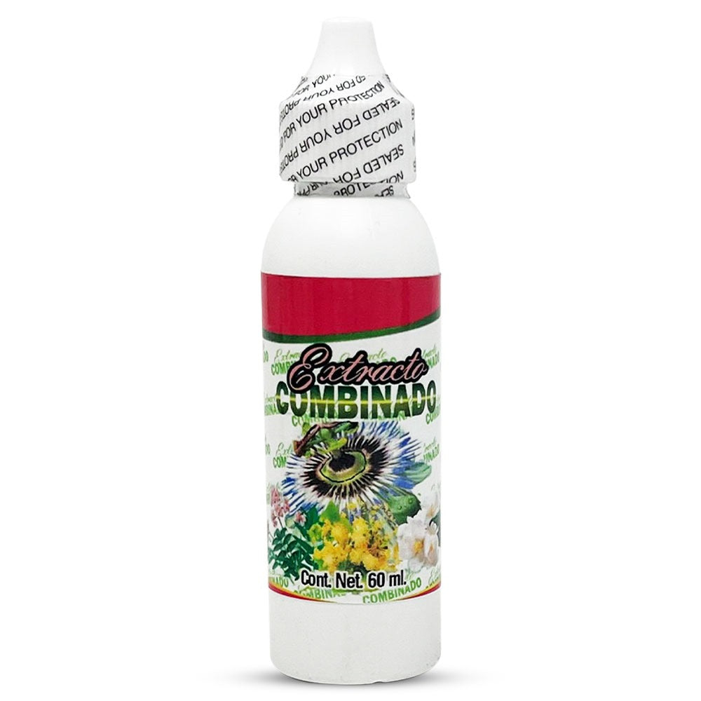 Extracto de plantas naturales COMBINADO 60 ml - Hierbas naturales para potenciar la salud 100 % natural y orgánico