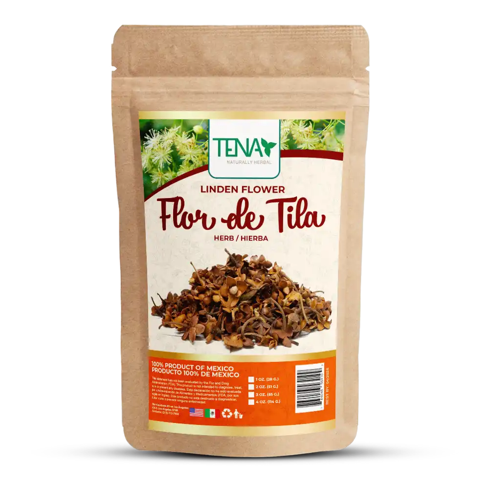 Flor de tila 4 onzas 100 % natural - Salud y tranquilidad en cada taza de infusión