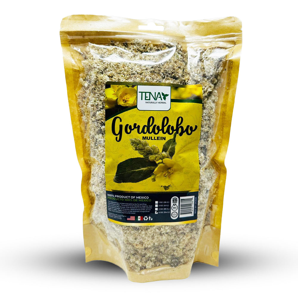 Gordolobo bolsa de 4 oz - Alivio natural para la congestión y la tos.