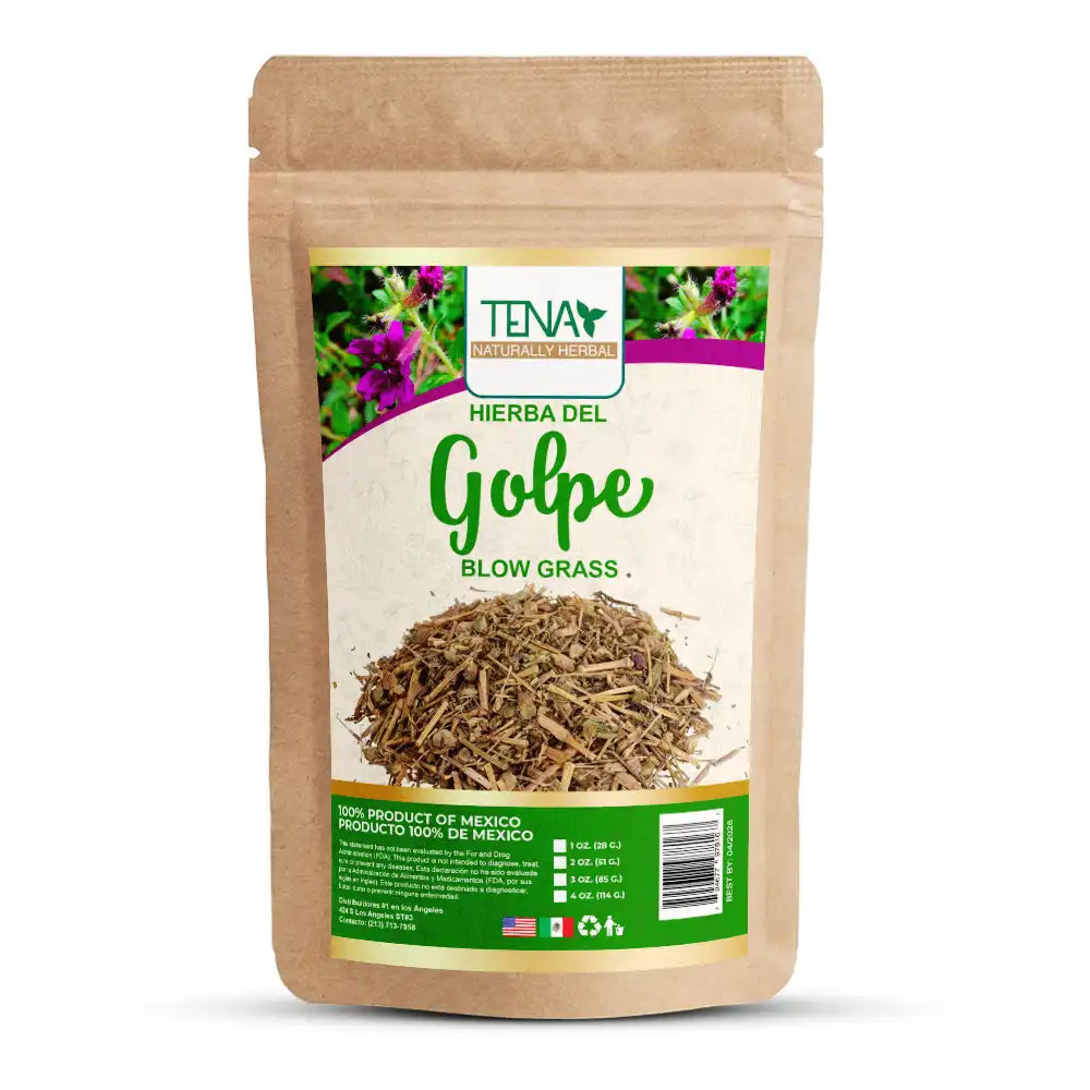 Hierba del golpe 4 onzas - Planta natural (seca) para preparar infusiones