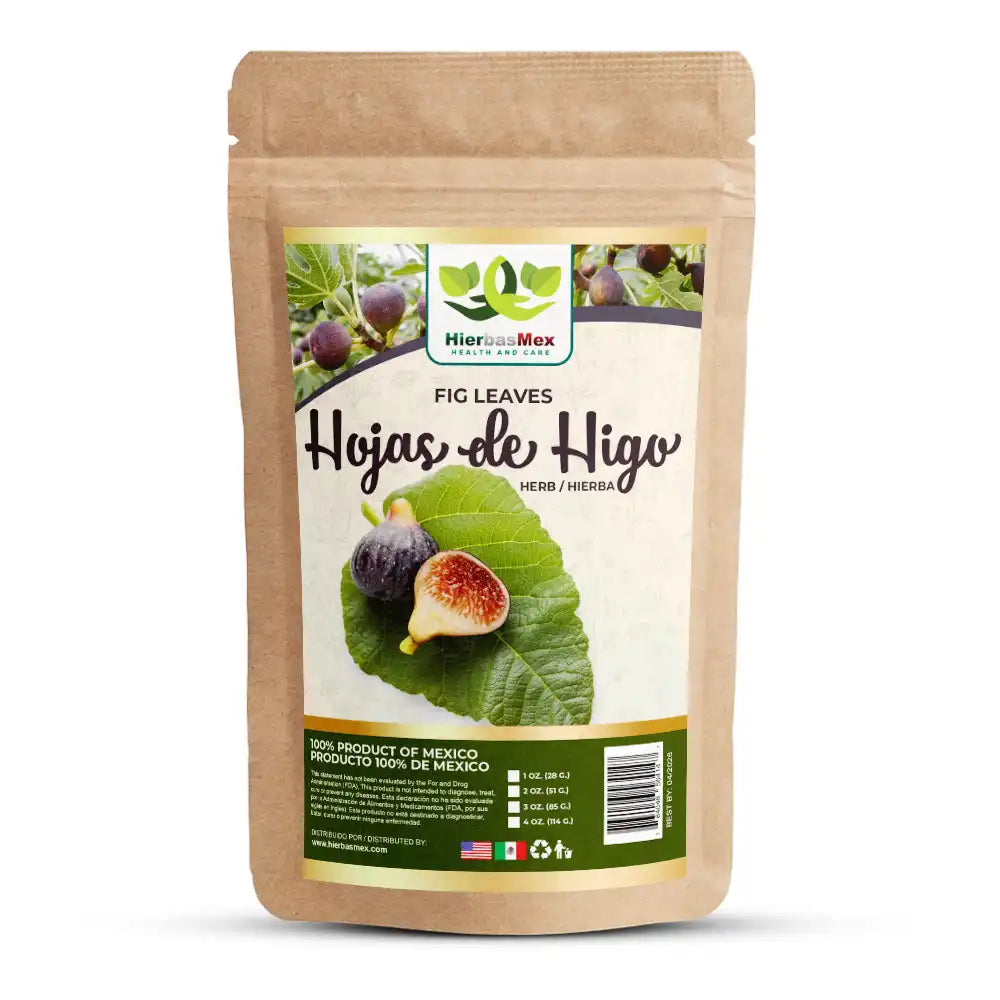 4 onzas de Hojas de Higo Digestivo, Natural y Puro - Tena Naturally Herbal HOJAS DE HIGO