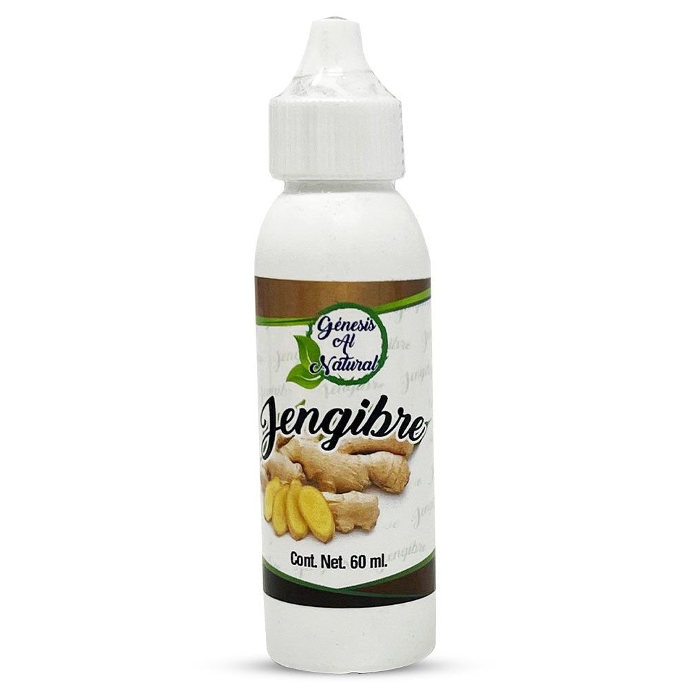 Extracto Jengibre natural - frasco de 60 ml, Jengibre 100 % natural y orgánico