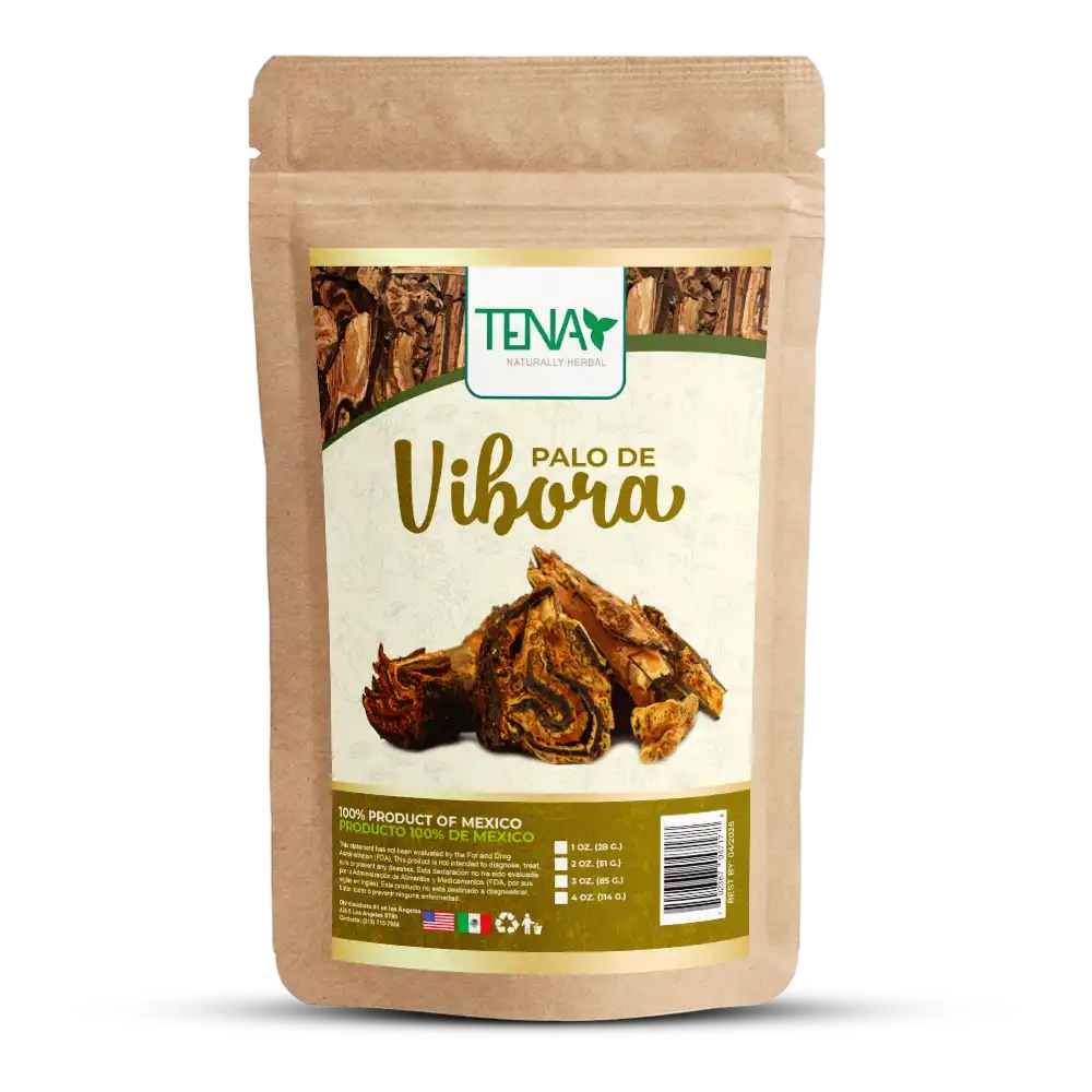 Palo De Víbora y Quina Roja - Árbol de la Víbora y corteza de cinchona roja, té de corteza de Palo De Víbora Raiz y Quina Roja, sin gluten, sin OMG 2 Bolsas de 4 Onzas