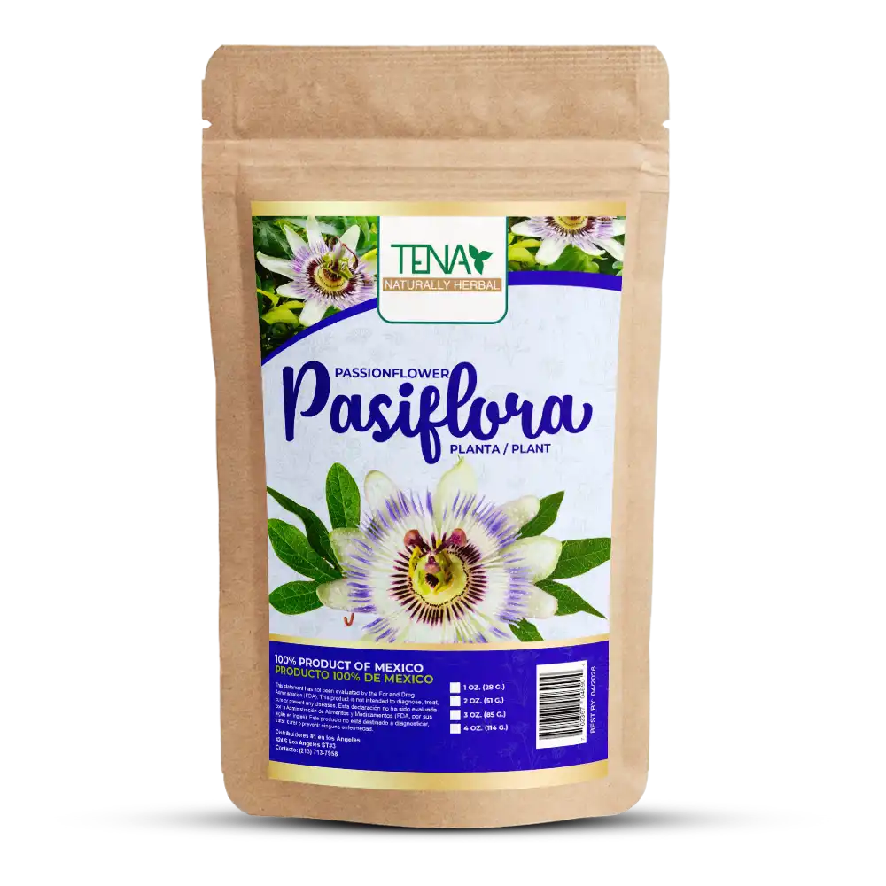 Pasiflora (Passiflora) 4 onzas - Passion Flower tea 4 oz, 4 onzas de hierba natural