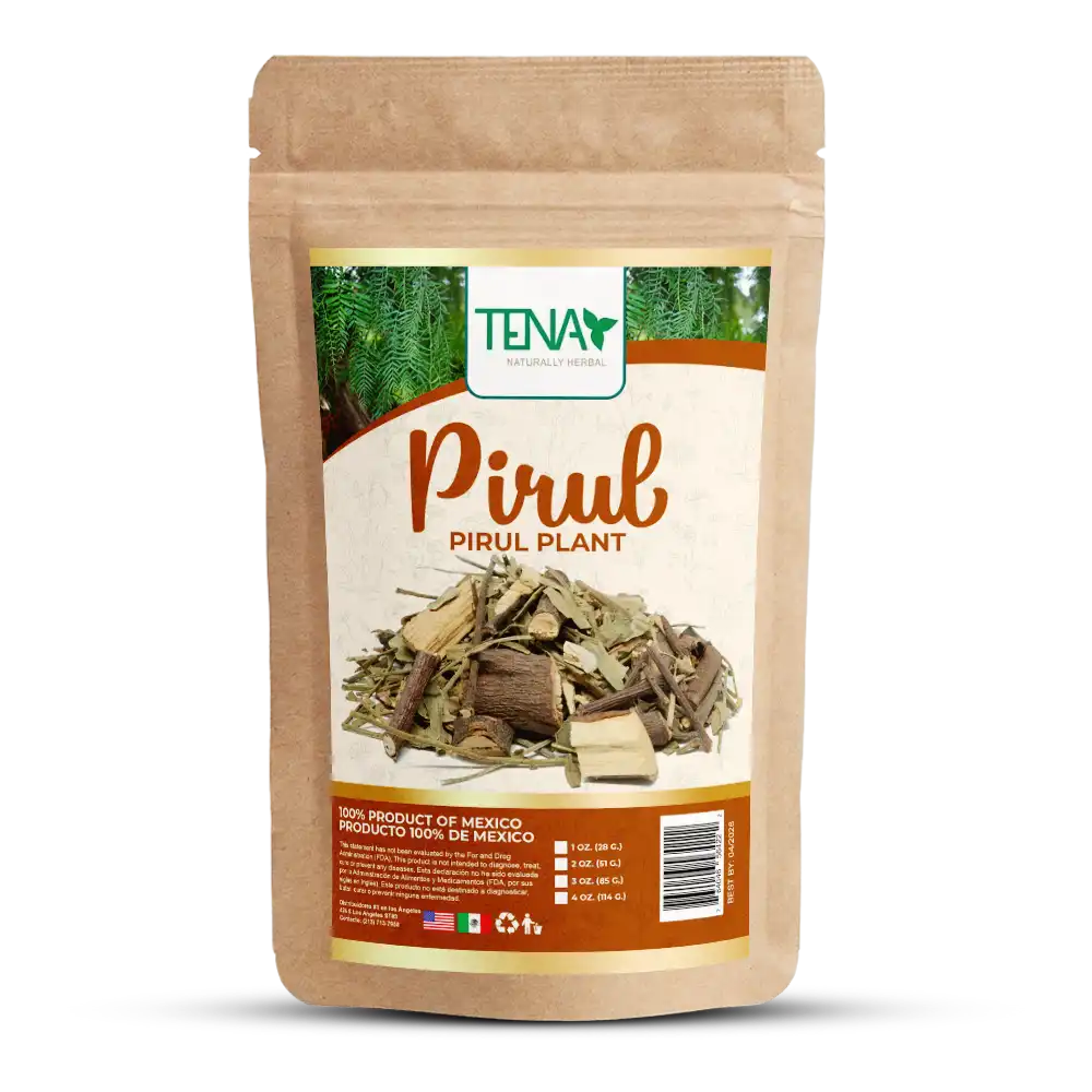 Hierba Natural Pirul 100 % Puro para té - Tena Naturally Herbal PIRUL 4 onzas