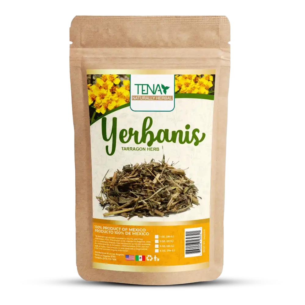 Yerbanís Hierba Natural Bolsa de 4 onzas - Yerbanis o Pericon 100 % pura