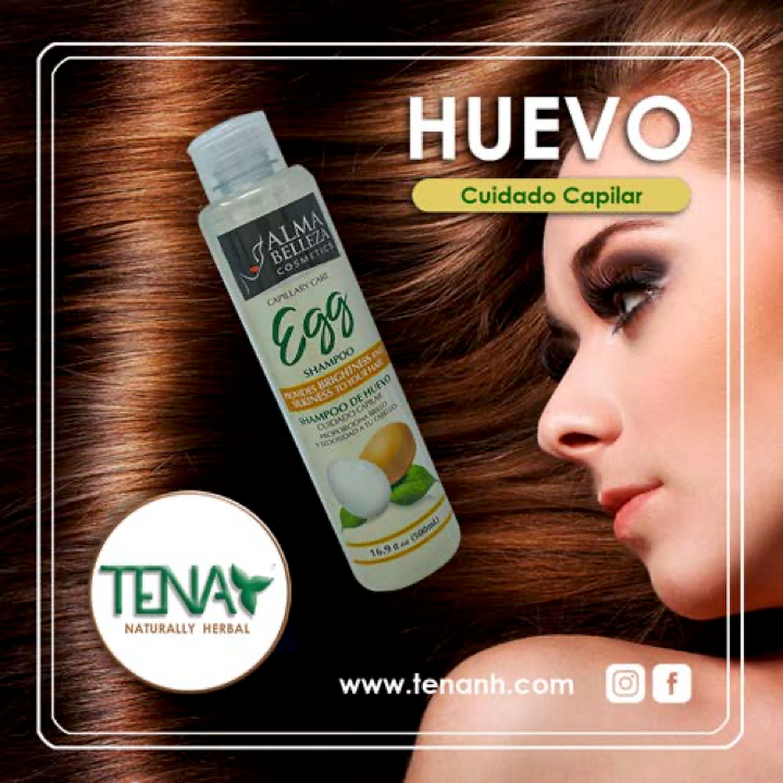 Champú de huevo - Proteína y nutrición natural para tu cabello.