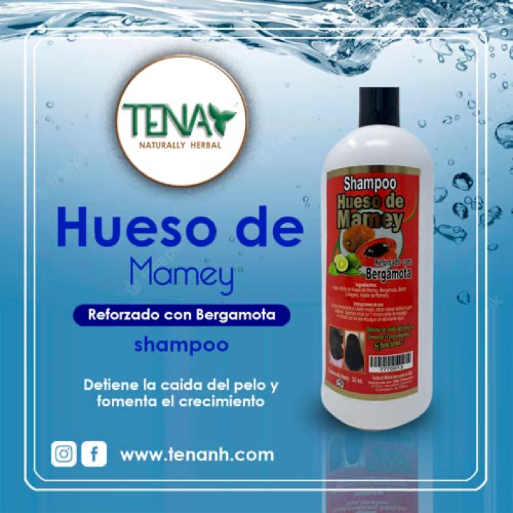 Champú de bergamota y mamey - Fortalece y restaura tu cabello con lo mejor de la naturaleza.