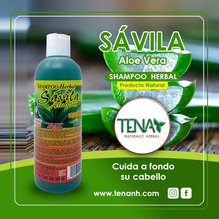 Sa Vila Aloe Vera Shampoo - Revitaliza, restaura tu cabello de forma natural.