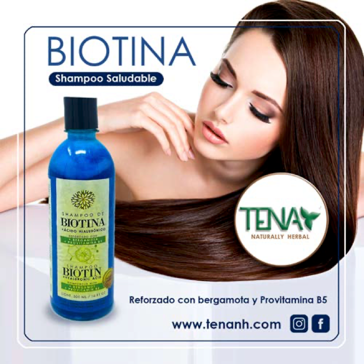 Biotina Shampoo - Protección  y nutrición natural para tu cabello.