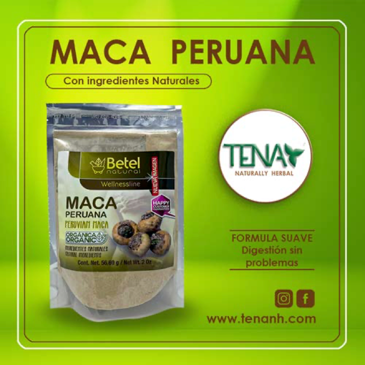 Polvo de maca - Energía natural con potentes resultados.